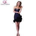 Grace Karin Sexy trägerlosen kurzen Western Style Cocktailkleid Ältere Damen Special Occasion Kleider Cocktail CL3106-2